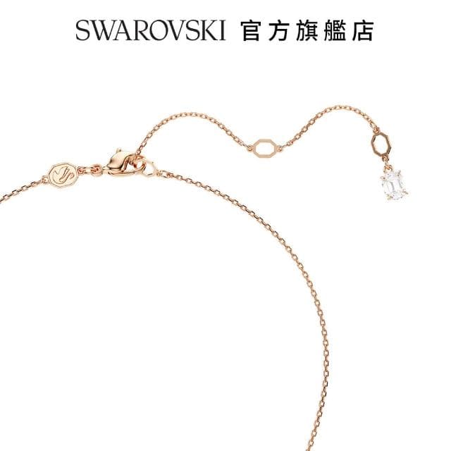 【SWAROVSKI 官方直營】Snake 鏈墜  混合式切割  蛇年  紅色  鍍玫瑰金色調(情人節禮物 交換禮物)
