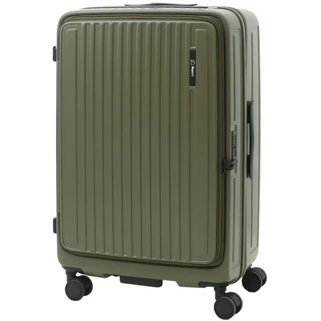 【Nuport 妮柏兒】28吋旗艦版悠旅系列前開式旅行箱/行李箱(橄欖綠)