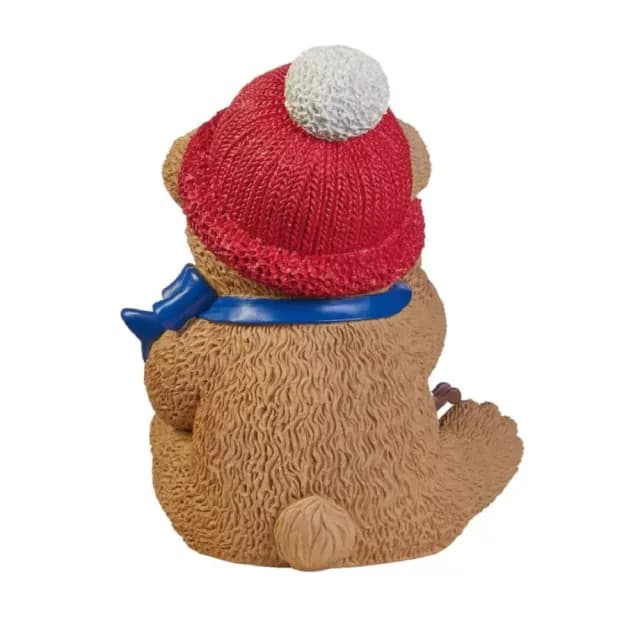 【Star 星】交互禮物LED 聖誕熊裝飾13.5吋(商品底部開關可啟動燈光和定時功能)