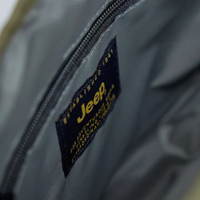 【JEEP】情人節禮物 經典品牌大LOGO肩背包(綠色)