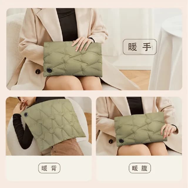 【GAARii】石墨烯快速發熱 暖手袋 暖暖保 抱枕 羽絨暖手戴(高規格羽絨暖手袋)