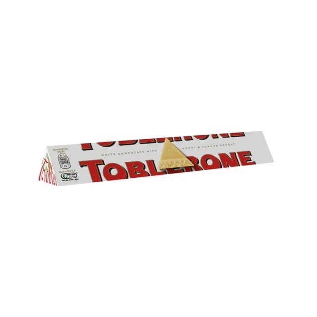 【TOBLERONE】瑞士三角 白巧克力口味 100g/條(瑞士百年品牌)