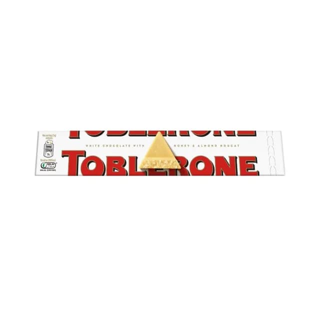 【TOBLERONE】瑞士三角 白巧克力口味 100g/條(瑞士百年品牌)