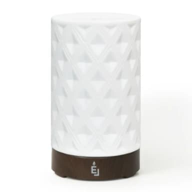 【Earnest Living】菱形陶瓷水氧機 100ml(加濕器/薰香機/香氛機/精油燈/水氧機)