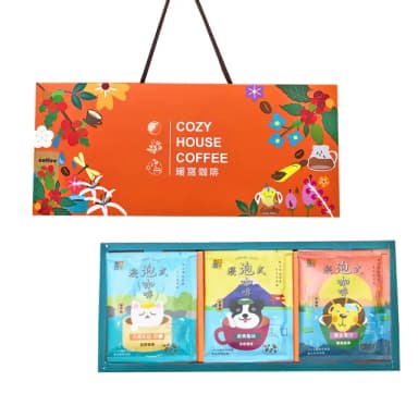 【Cozyhouse 暖窩】尊爵禮盒 浸泡咖啡禮盒-15入(年節禮盒．企業送禮．員工禮盒)