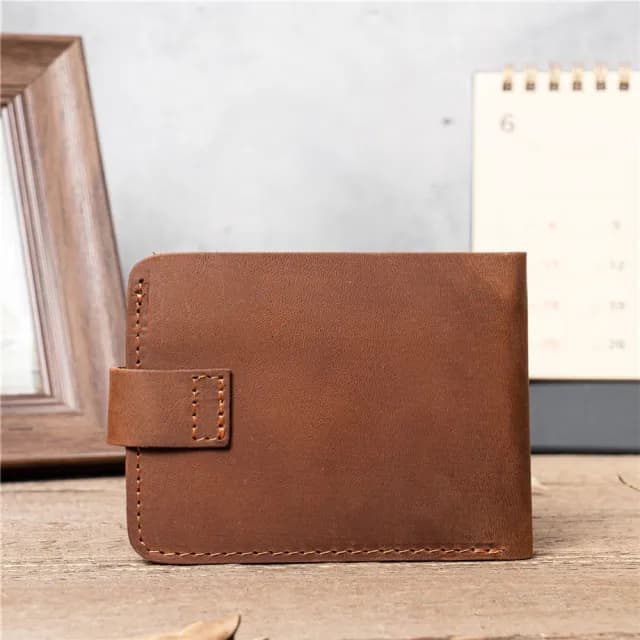 【希賽德】真皮零錢短夾 零錢皮夾 零錢袋 牛皮短夾 男 短皮夾 零錢 皮夾短夾 男用 錢包 男夾(皮夾男短夾)