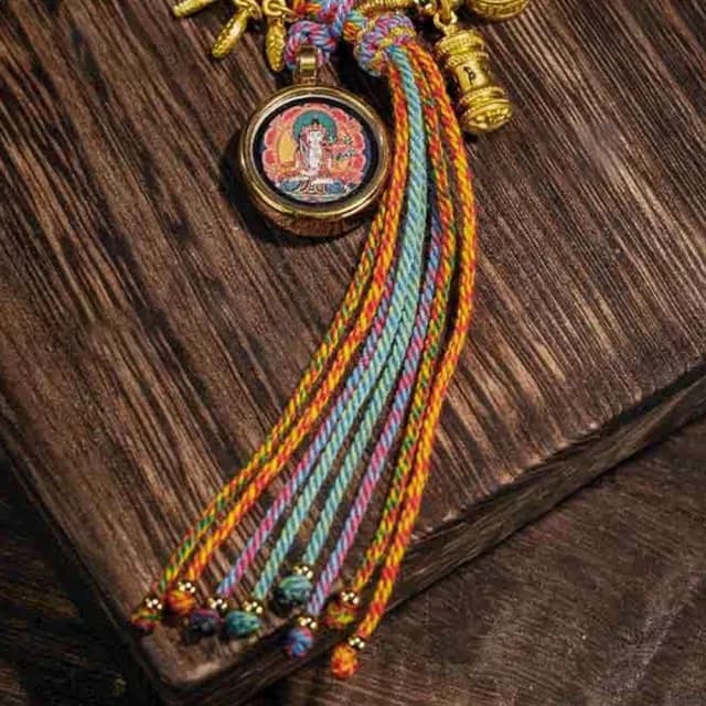 【MoonDy】雙11 手繩 編織手繩 手鍊 六字真言手鍊 手工編織 民族風 八大守護神 出入平安 招財納