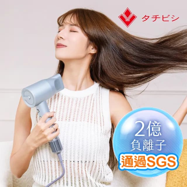 【立菱尹タチビシ】高速無刷馬達 負離子吹風機(SGS 2億負離子/冷熱循環風/BLDC/烘髮罩/捲髮罩/情人節禮物)