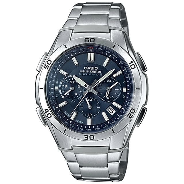 【CASIO 卡西歐】日限電波三眼時計腕錶(三款任選)