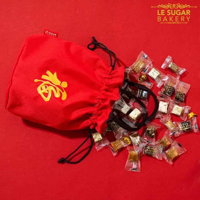 【LeSugar Bakery 樂糖烘焙】綜合口味牛軋糖福袋 900克(不黏牙 春節中秋端午送禮 三節禮盒)