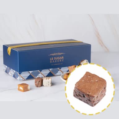 【LeSugar Bakery 樂糖烘焙】經典分享禮盒400g 巧克力可可米牛軋糖(不黏牙 春節中秋端午送禮 三節禮盒)