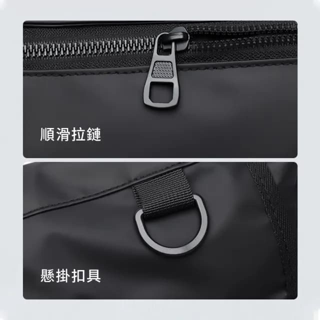 【SUNORO】父親節禮物 防潑水大容量 男士多功能運動斜挎包 戶外通勤兩用郵差包 斜背包 單肩包 胸包(防水包