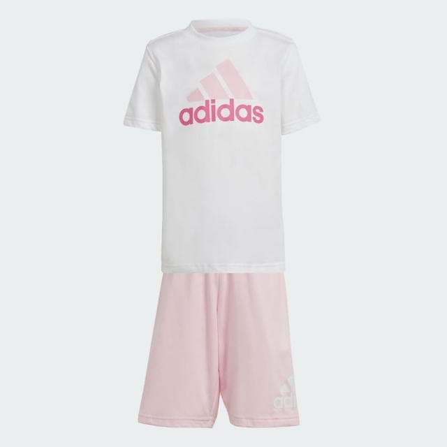【adidas 愛迪達】ESSENTIALS 運動套裝 童裝 IQ4089