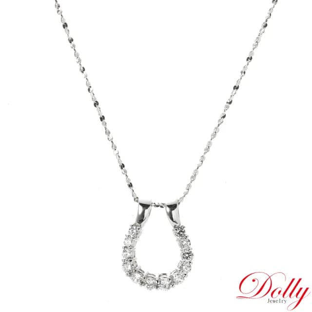 【DOLLY】情人節禮物 1.50克拉 天然藍寶石18K金項鍊(母親節 情人節 交換禮物首選)