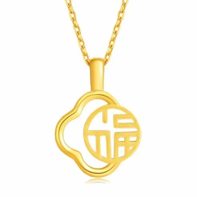 【Penny珮妮】999黃金四季福項鍊(母親節禮物 交換禮物 送女友 生日禮物 情人節 尾牙 新年禮物 結婚禮物)