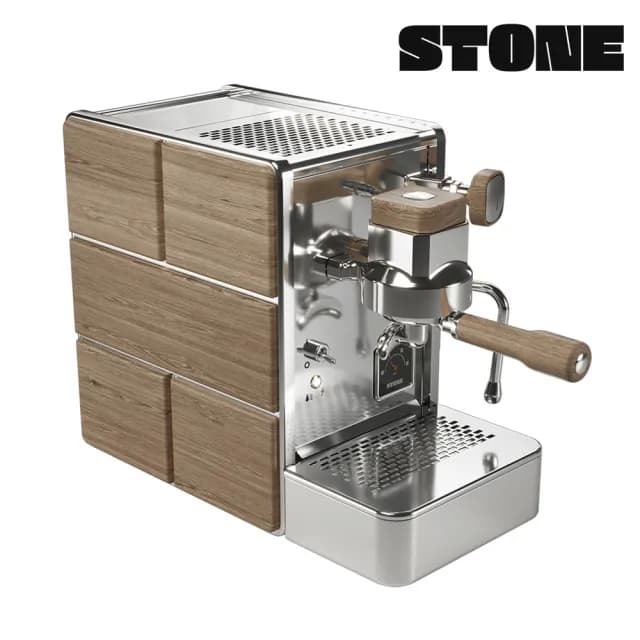 【Rocket Espresso】STONE Espresso 半自動義式咖啡機 Mine Premium(頂級木紋版)