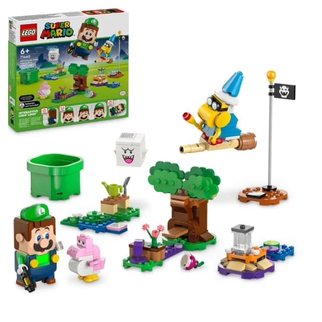 福利品【LEGO 樂高】超級瑪利歐系列 71440 與樂高路易吉一起冒險！(互動式遊戲 任天堂 主機 禮物)