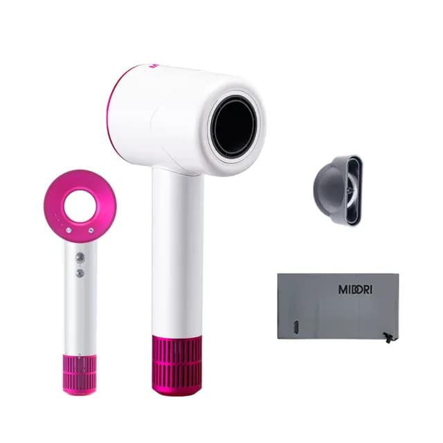 【MIDORI 美多莉】Hypersonic高速負離子吹風機-珍珠白(附贈輕巧收納袋)