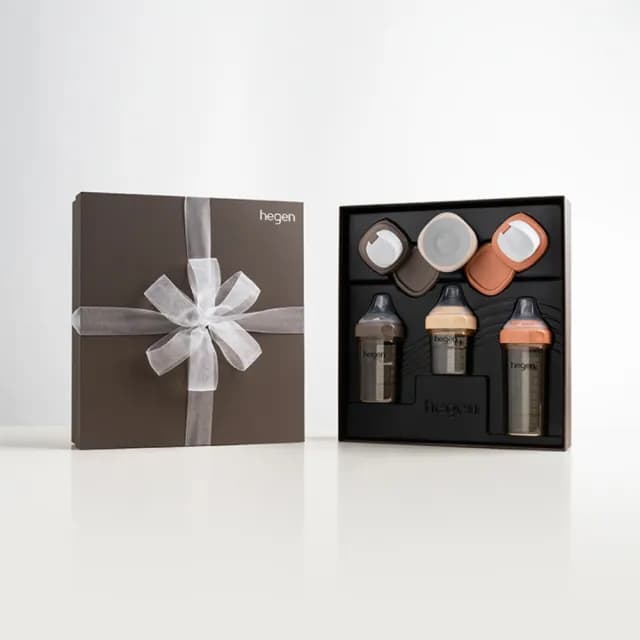 【hegen】PCTOTM 限定色 星選禮盒(新生禮/月子中心/兒童水瓶/母嬰用品/兒童水杯/蒸汽消毒/紫外線消毒)
