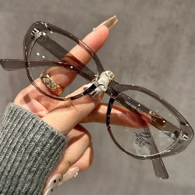 【KT DADA】情人節禮物 素顏眼鏡 黑框眼鏡 網紅眼鏡 韓國眼鏡 復古眼鏡 多邊形眼鏡 無度數眼鏡 眼鏡 鏡框
