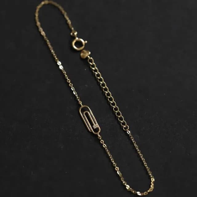 【Penny珮妮】S925銀迴紋針造型設計手鍊(母親節禮物 交換禮物 送女友 生日禮物 情人節 尾牙 新年禮物 結婚)