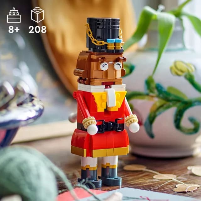【LEGO 樂高】節慶系列 40640 胡桃鉗(居家擺飾 交換禮物 聖誕禮物 DIY送禮)