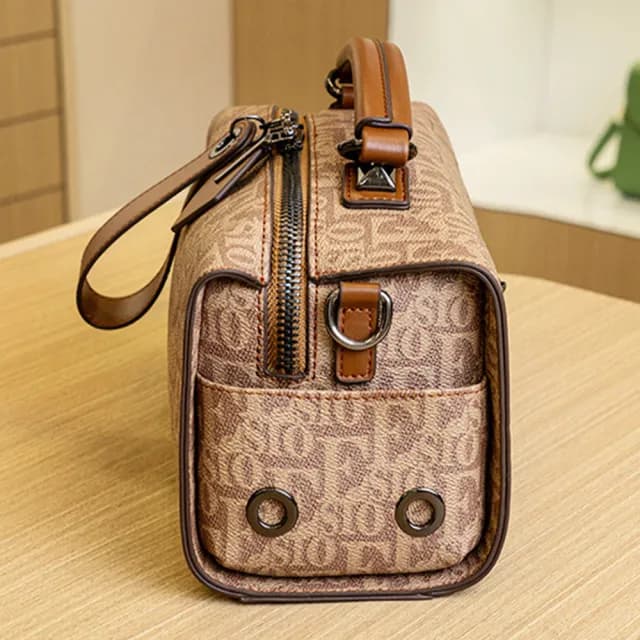 【MoonDy】情人節禮物 包包 手提包 斜背包 老花包 枕頭包 精品包 小包包 質感女包 小方包 寬背帶包包 側背
