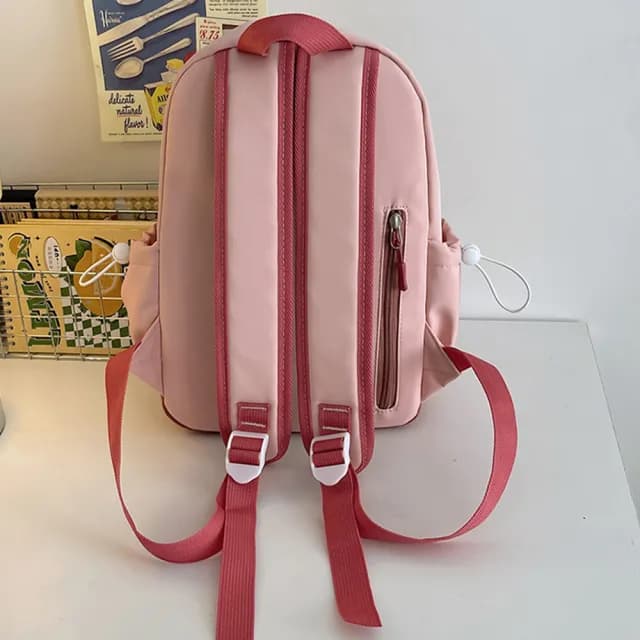 【MoonDy】情人節禮物 包包 小包包 小後背包 兒童後背包 尼龍後背包 束口袋後背包 ins 奶茶色包包 可愛包包