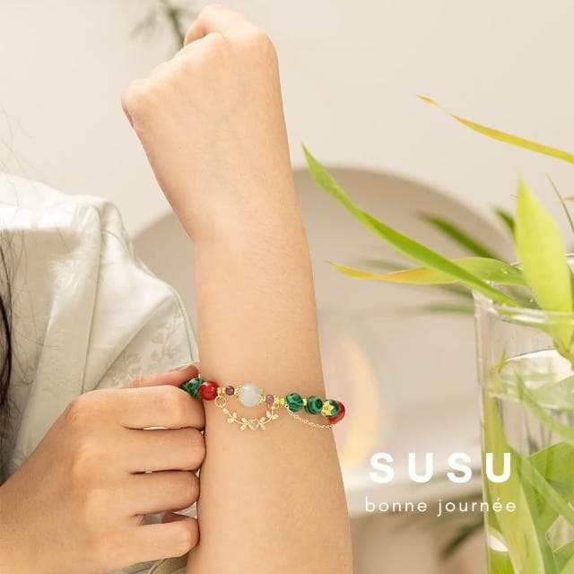 【SU SU】皇后水晶手鍊(紫水晶 紅玉髓 海藍寶 孔雀石 事業運 招財 轉運 能量 防小人 送禮 推薦)