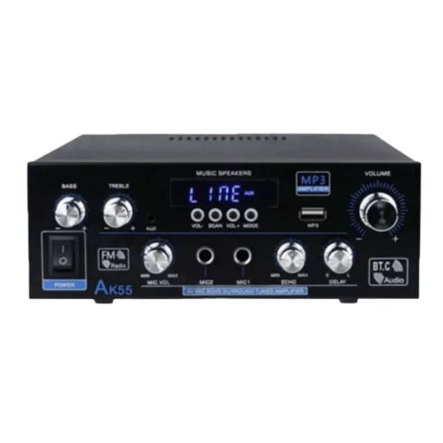 【LEZUN樂尊】AK55數字功放機(擴大機/擴大器/功放器/音響/藍芽連結/功放機)