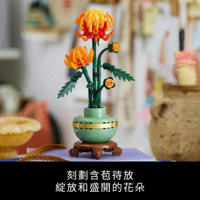 【LEGO 樂高】Botanicals 10368 菊花(花藝植栽 居家擺設 送禮推薦 母親節禮物)