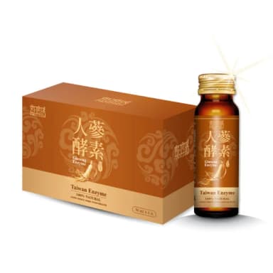 【宜日宜酵】人蔘酵素液-30ml*6瓶/盒(紅白雙蔘、調整體質、滋補養身、佳聯)