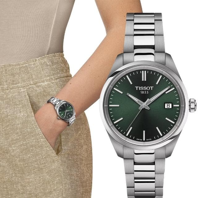 【TISSOT 天梭 官方授權】PRX系列復刻石英對錶 情侶手錶 520禮物 送禮(T1504101109100+T1502101109100)