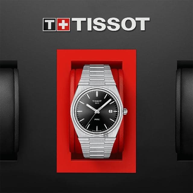 【TISSOT 天梭 官方授權】PRX系列復刻石英對錶 情侶手錶 520禮物 送禮(T1374101105100+T1370101105600)