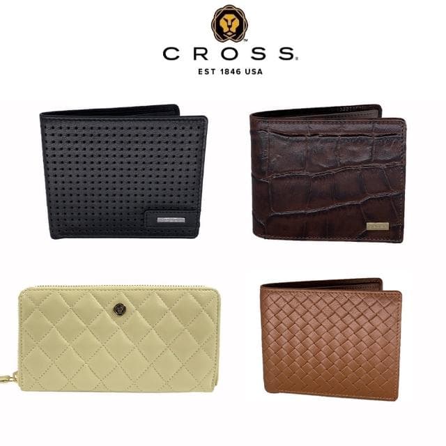 【CROSS】X POLICE 限量2折 頂級小牛皮女用長夾男用皮夾 全新專櫃展示品(送禮盒提袋 交換禮物/情人節/現貨)