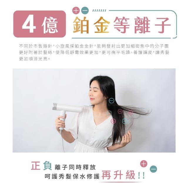 【KINYO】全球電壓無刷吹風機(全球電壓/四億負離子 KH-9660)