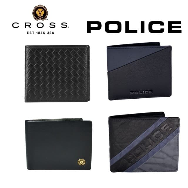 【CROSS】限量2折 頂級小牛皮男用短夾皮夾 全新專櫃展示品(買一送一好禮 交換禮物/情人節/現貨)