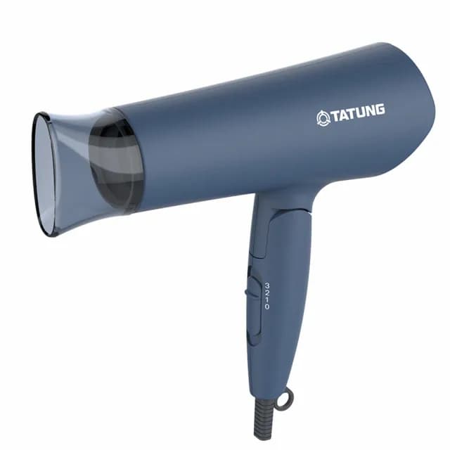 【TATUNG 大同】負離子折疊吹風機-深海藍(THD-D1200AIB)
