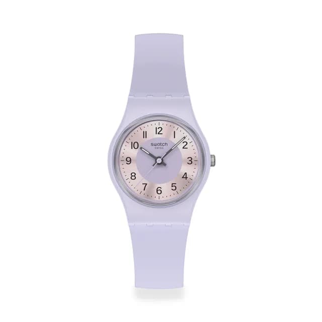 【SWATCH】LILAC LIGHTNESS 經典手錶/女錶/瑞士製造 LV121(25mm)