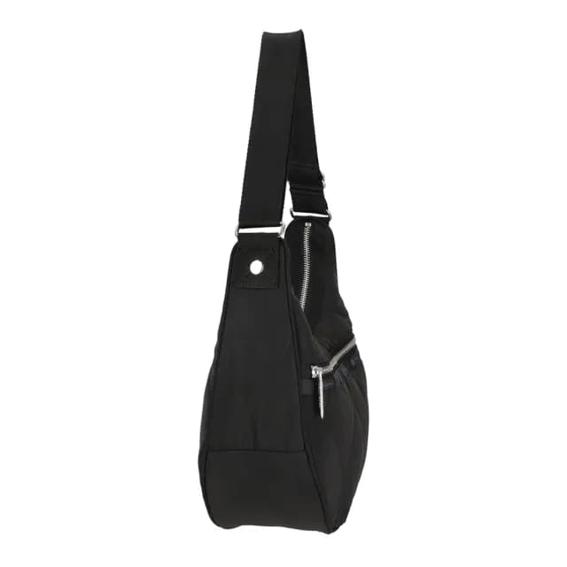 【Lesportsac】菱格壓紋月亮包 送禮 禮物(黑色)