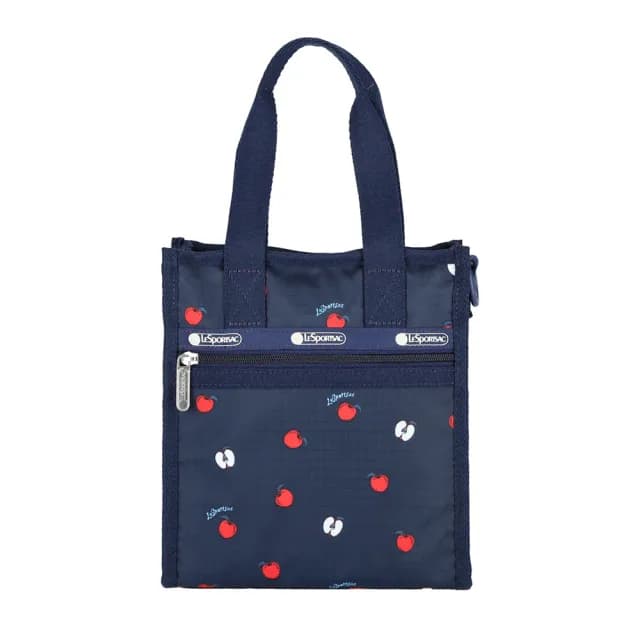 【Lesportsac】小方型手提肩背托特包購物袋 送禮 禮物 女包 男包 禮物 送禮(小蘋果)