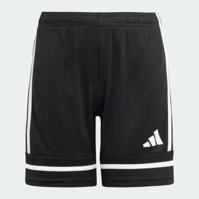【adidas 愛迪達】短褲 童裝 大童 男女童 球褲 SQUA25 SHO Y 黑 JN5459