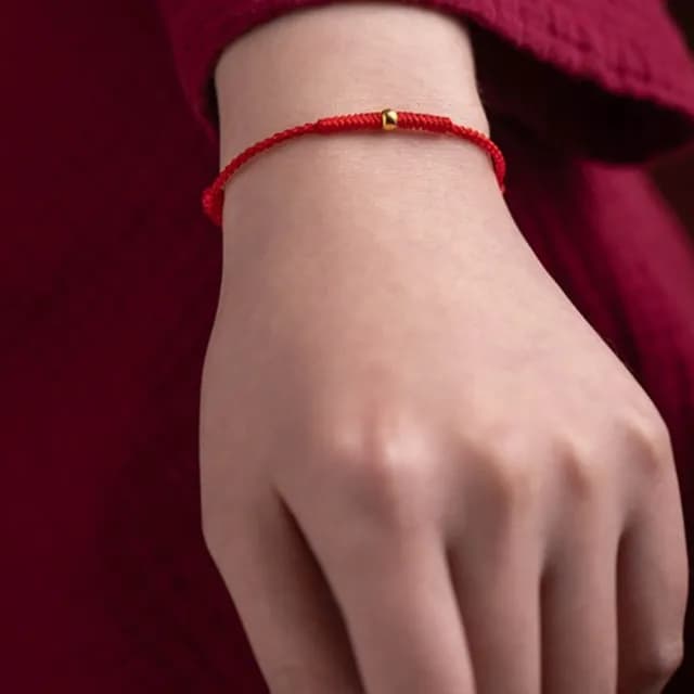 【Penny珮妮】999黃金迷你轉運金珠 可調節手繩手鍊3色可選(母親節 交換禮物 生日 情人節 尾牙 結婚 送女友)