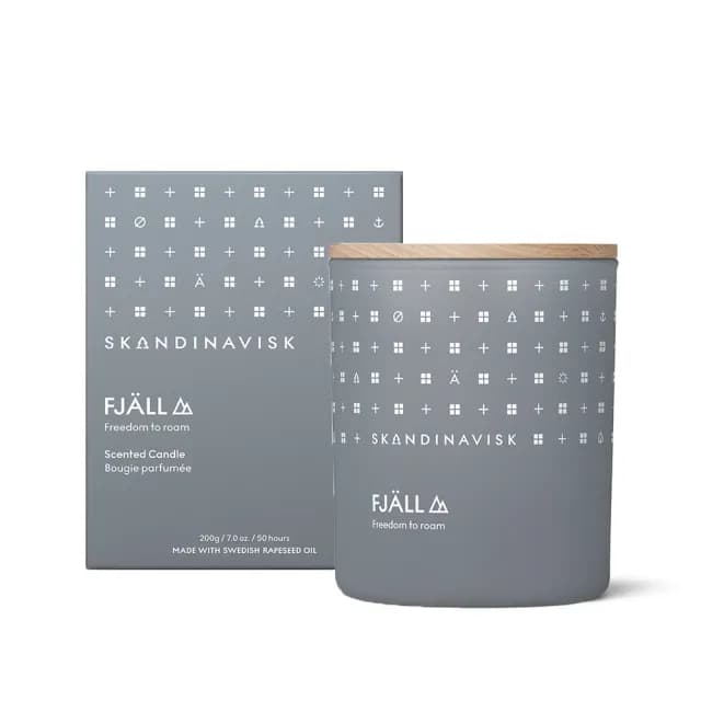 【Skandinavisk】官方直營 香氛蠟燭 200g(FJALL 自由漫步)