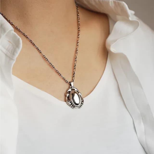 【Georg Jensen 喬治傑生】2020年度銀石項鍊