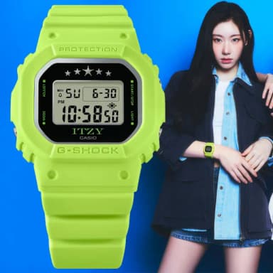 【CASIO 卡西歐】G-SHOCK x ITZY聯名款 經典電子腕錶 畢業禮物 送禮 推薦(GMD-S5610IT-3)