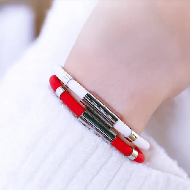 【上手家居】鈦鋼磁石防靜電手環(運動手環/抗靜電手環/消除靜電/除靜電手環/防靜電手鍊/去靜電)