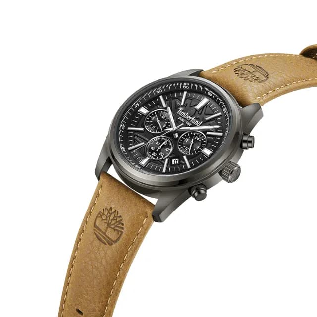 【Timberland】天柏嵐 NORTHBRIDGE 三眼計時手錶-45mm 禮物 送禮 推薦(TDWGF0041205)