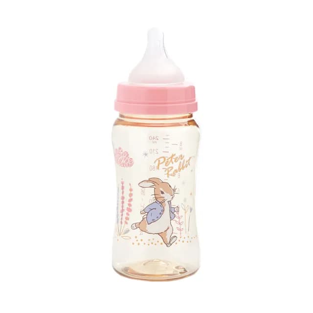 【奇哥官方旗艦】比得兔PPSU寬口奶瓶-240ml(2色選擇)
