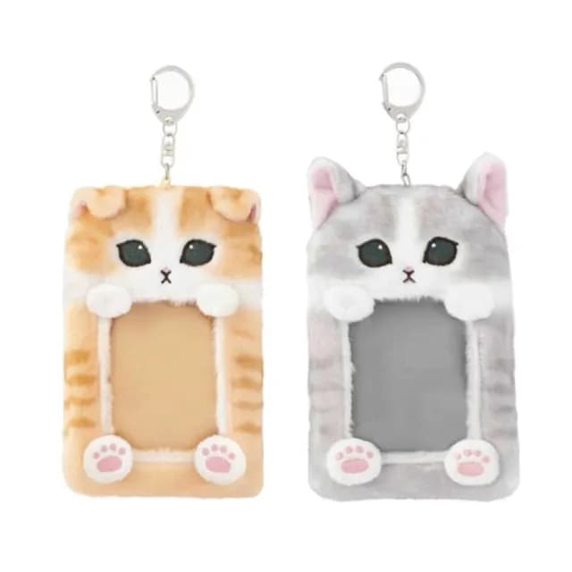 【mofusand】貓福珊迪招財貓卡套卡夾貓吊飾鑰匙圈包包吊飾玩偶(送禮情人節禮物生日孫女兒男友女